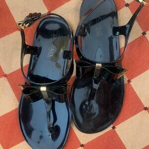 Michael Kors Black Jelly Sandals